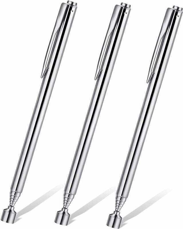 3 Stück magnetische Teleskopwerkzeuge, Aufnahmemagnet, tragbare ausziehbare magnetische Teleskopstange, magnetische Aufn...