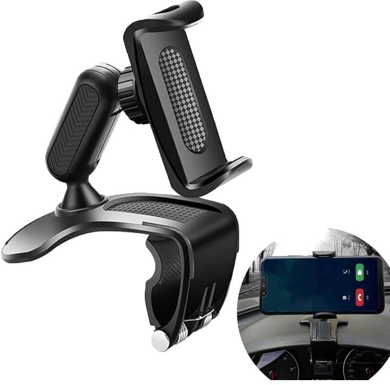 Flexible Handyhalterung, kompatibel mit allen Smartphones. Befestigung am Armaturenbrett. Multifunktionale Autohalterung...