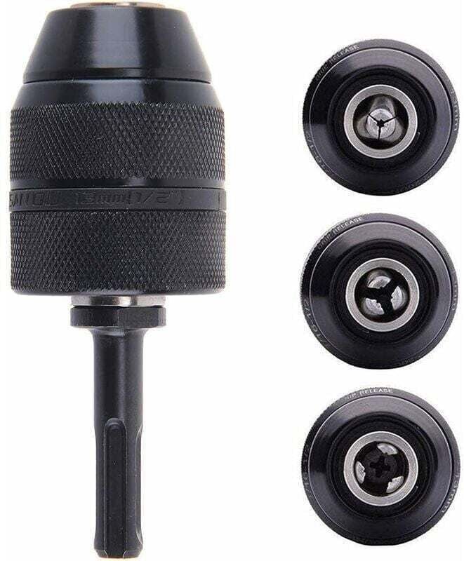 SDS-Plus-Adapter, 2–13 mm Schnellspannbohrfutter mit Selbstklemmung, Profiqualität, XU, Hochleistungs-Schnellspannbohrma...