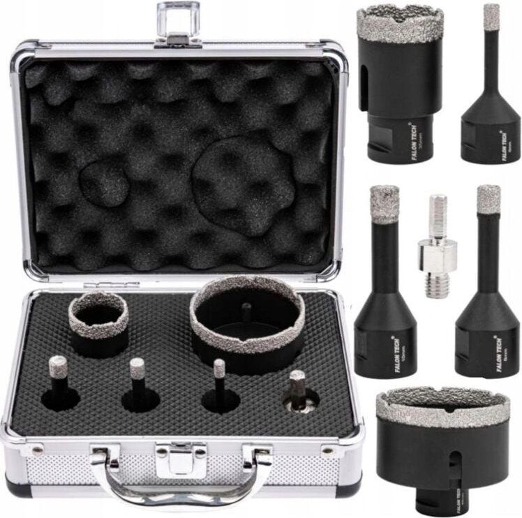 Diamant-Lochsäge für Keramikfliesen 6-68 mm M14 Falon-Tech FT05DH