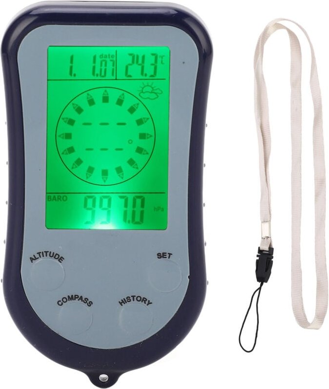 Digitaler Multifunktions-Höhenmesser, Barometer, Outdoor-Kompass, elektronisches Thermometer, Tester