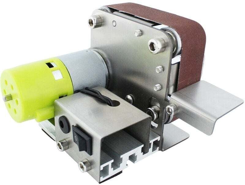 Mini-Bandschleifer, elektrischer Schleifer, Schleifen, Polieren, Schleifmaschine, 7 variable Geschwindigkeiten