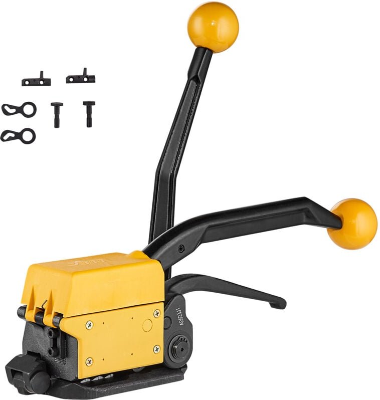 Mophorn - vevor Stahl-Umreifungsgerät für 1/2'-3/4' Breite, 3-in-1 (Spanner, Crimper, Cutter), manuelle Bandverpackungs-...