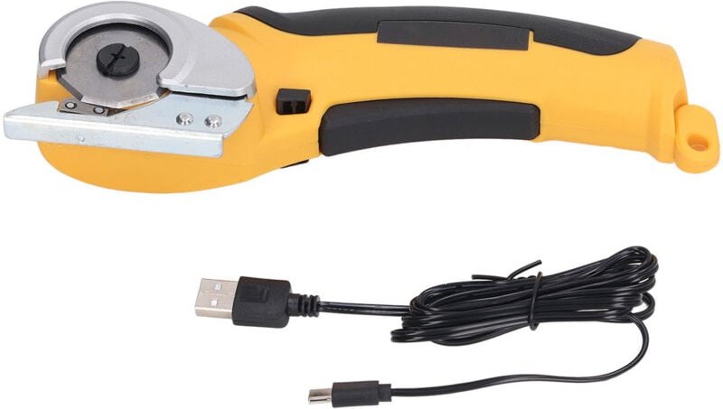 Eosnow Schnurlose elektrische Schere, ABS-Griff, Klinge aus rostfreiem Stahl, tragbare elektrische Bastelschere für Stof...