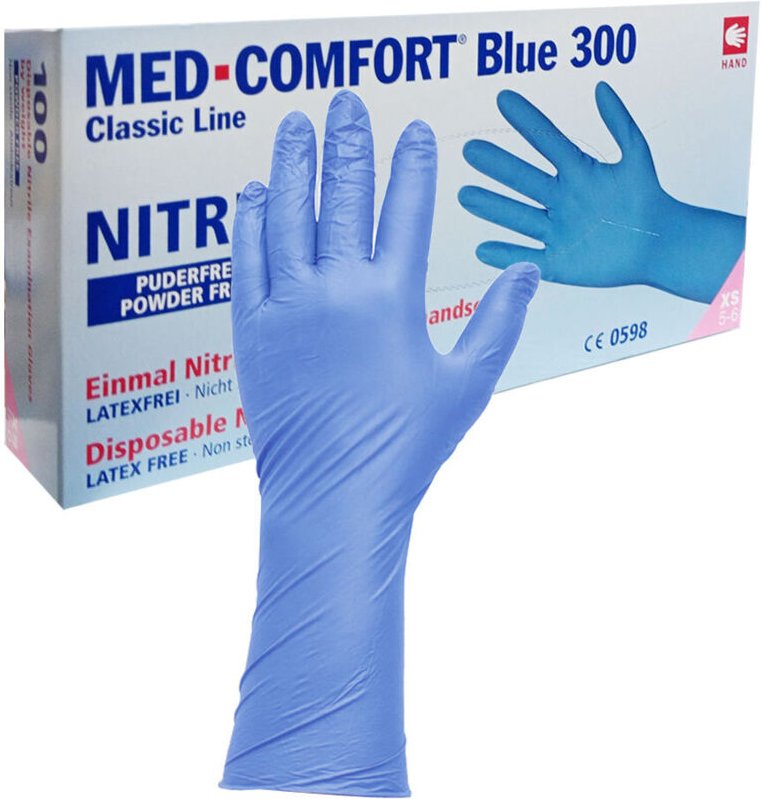 Nitrilhandschuhe XS blau Ampri Blue 300 100 Stück