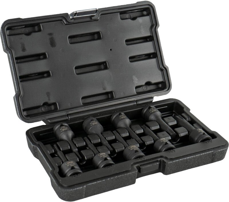 JBM - set mit 8 1/2' torx schlagbohrern 52340