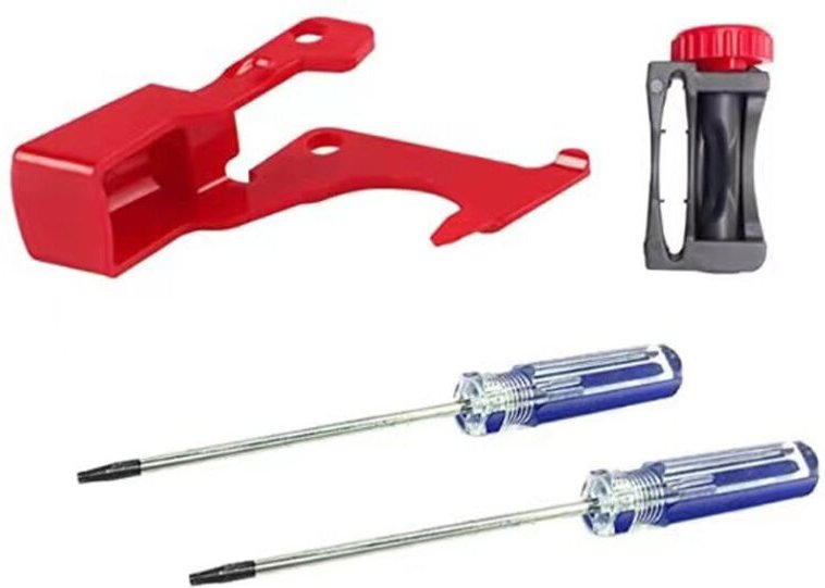 Kompatibel mit Dyson V10 V11 Staubsaugerzubehör, Super Trigger Lock Power-Taste, Netzschalter (4-teiliges Set) - Sollbry