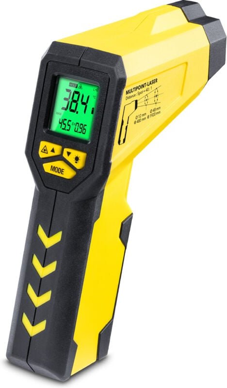Infrarot-Thermometer / Pyrometer TP7 Multipunkt Laser - Trotec