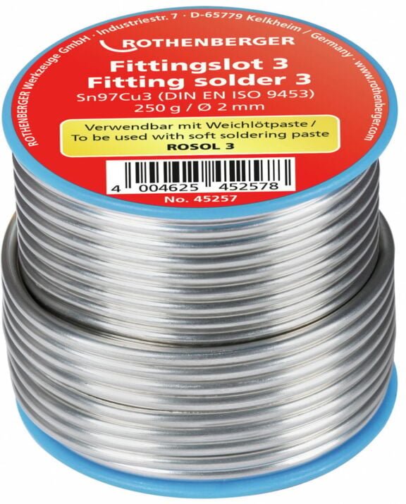 Fittingslot d. 3 mm Nr.4.5255 250g Rothenber.