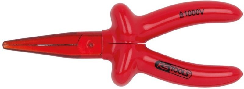 KS Tools 1000V Langbeck-Flachzange, 160 mm, mit beschichtetem Arbeitskopf