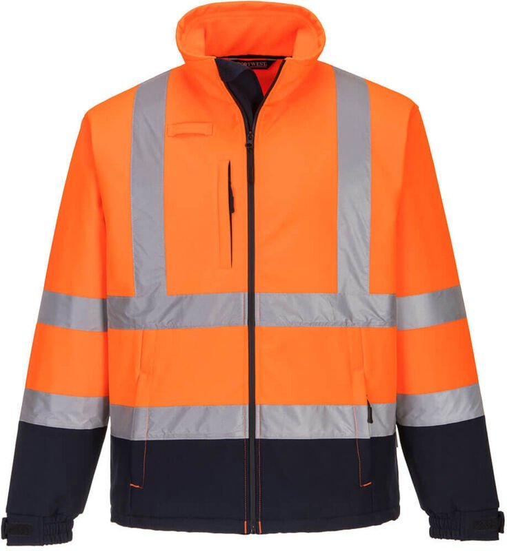 Softshell Bicolore (3 Schichten) Farbe: Orange/marine Größe XL - Portwest
