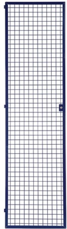 Gittertür LOGS 240 H1970xB540mm blau RAL 5022 abschl.LOGS - LOGS 240 RAL 5022