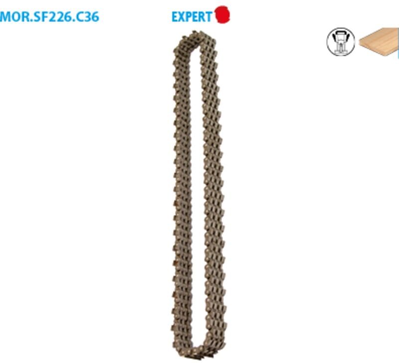 MORTAISAGE PAS A = 22,6 - STANDARD FRANÇAIS - Kette 36 Glieder Profi Ep. 16 MC (mm) 9 (3 x 3)