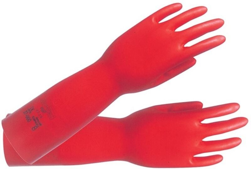 Chemikalienhandschuhe AlphaTec Sol-Vex 37-900 Größe 11 rot ( 4000371492 ) - Ansell