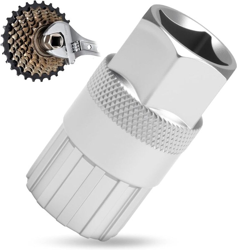 2-in-1 Fahrradkassetten-Abzieher, kompatibel mit Shimano, 5-12-fach, Kassettenabzieher, Freilaufbremsen-Demontage, Fahrr...