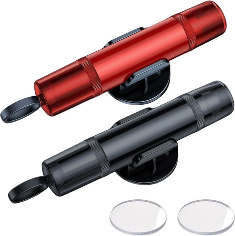 Zweiteiliger Auto-Sicherheitshammer, Safe Pro X mit Glasbrechern und Halterungen, 2-in-1 Autoscheibenbrecher und Sicherh...