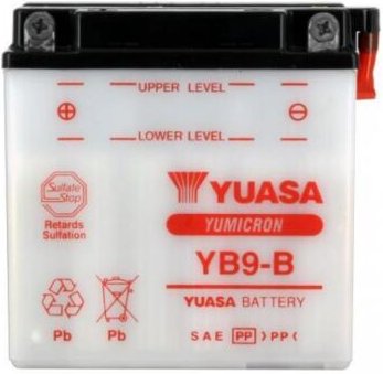 Yuasa-Batterie für Scooter Aprilia 50 Scarabeo Quattro 2009