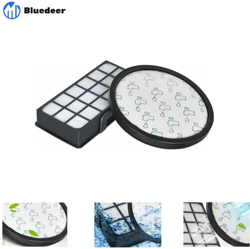 Bluedeer - Filter für Rowenta X-Trem Power Cyclonic RO6984EA RO6941EA RO6963EA RO6921EA Staubsauger, Ersatzfilterzubehör...