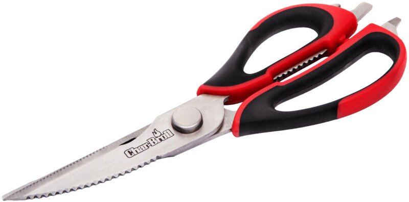 Thumbnail - Char-Broil 140024 Küchenschere 10 mm Schwarz, Rot, Stahl Fleisch