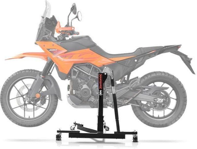 Zentralheber kompatibel mit KTM 390 Adventure X 2025 ConStands schwarz Power-Evo