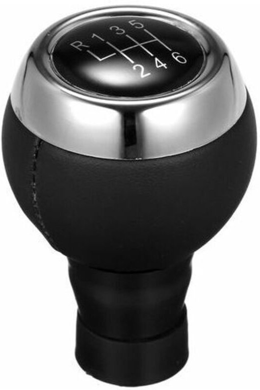 Rotations-Mini Cooper Auto-Schaltknauf, schwarz, 6 Gänge (R-Gang oben links)