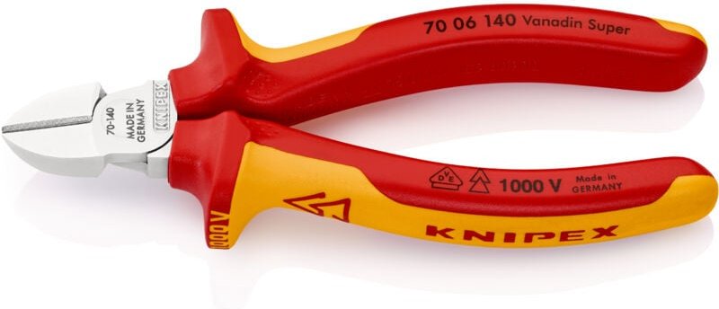 Vde Seitenschneider isoliert 140mm (70 06 140) - Knipex