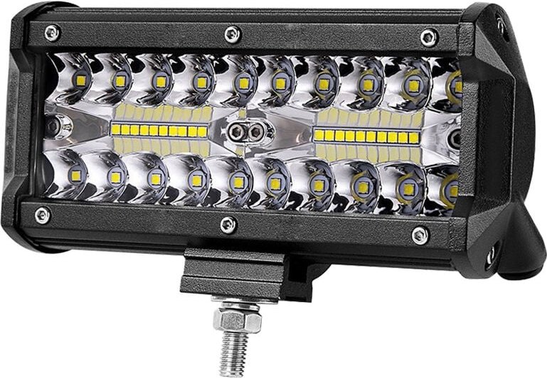 Tlily - 7 120W Kombinierte Fuehrte Lichtstrahl--Flut-Strahl Fuer die Arbeit, Offroad-Boots-Auto-Traktor- Faehrt suv atv ...