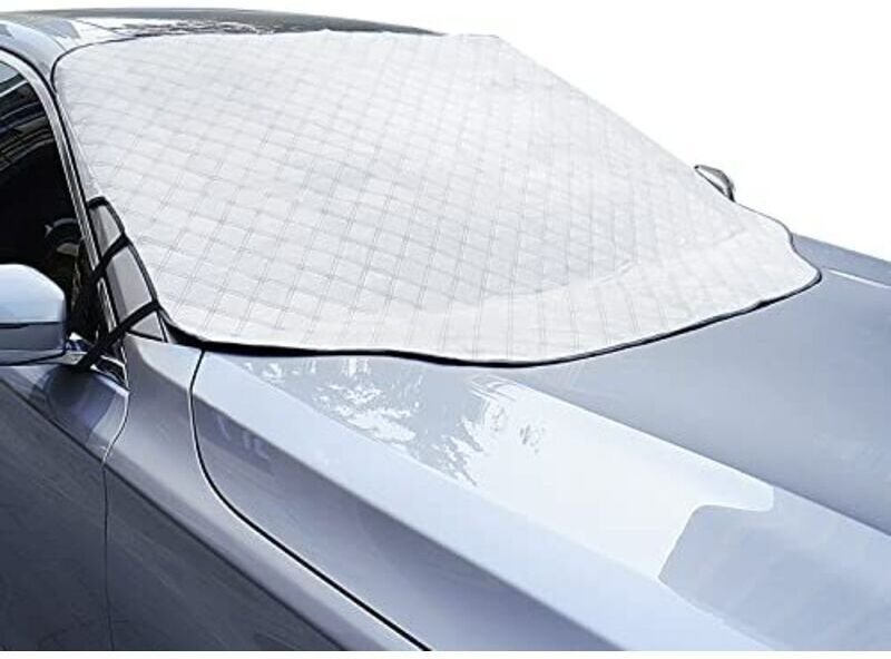 Magnetische Auto-Windschutzscheibenabdeckung, 3er-Pack, UV- und Hitzeschutz, Frost-, Schnee- und Eisschutz, universell p...