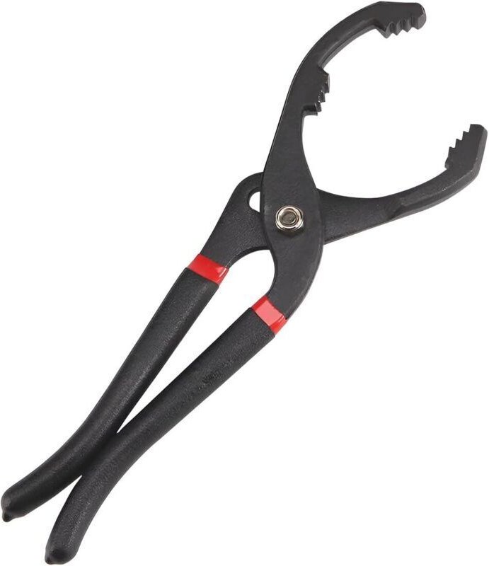 Verstellbare Ölfilterzange, Universal-Ölfilterschlüssel 45 bis 115 mm, Zubehör für Autos, Motorräder und Lkw, Für alle A...