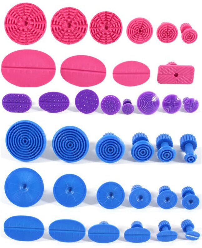 36PCS Auto Karosserie Paintless Dent Repair Tools Kleber Puller Tabs Removal Kits