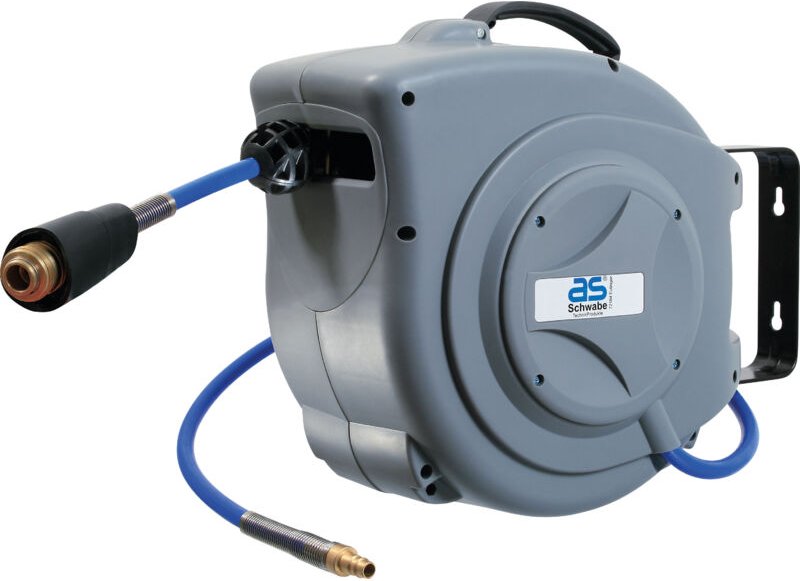 Automatische Druckluftschlauchtrommel 15m Ø8x2mm 12 bar