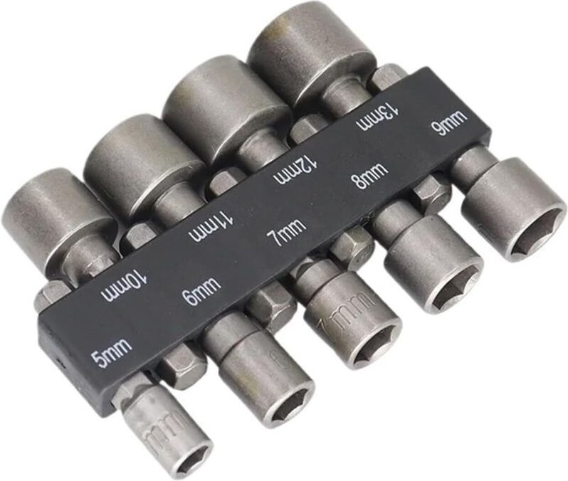 9-teiliges Präzisions-Sechskantschlüssel-Set + Verlängerung + Druckluftschrauber – Ideal für Profis und Heimwerker