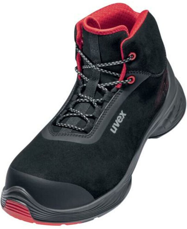 Uvex Sicherheitsstiefel S3 SRC uvex 1 G2 aus Mikrovelours, uvex xenova Kunststoffkappe, Weite 11, Größe 48
