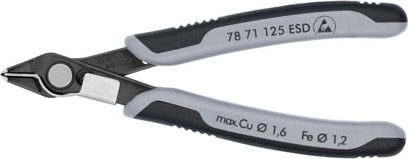 Knipex - Super-Knips 78 71 125 esd esd Printzange ohne Facette 125 mm