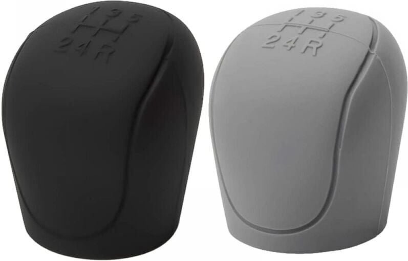 Ymyny - Stück Auto-Schaltknaufabdeckung, Silikon-Auto-Schaltknaufabdeckung, verschleißfest, kratzfest