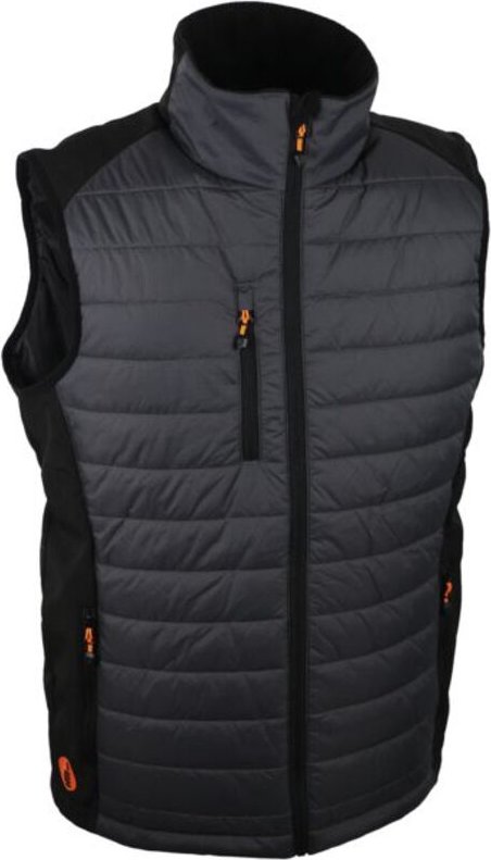 Ärmelloser Weste Galway Grau/Schwarz T.xl