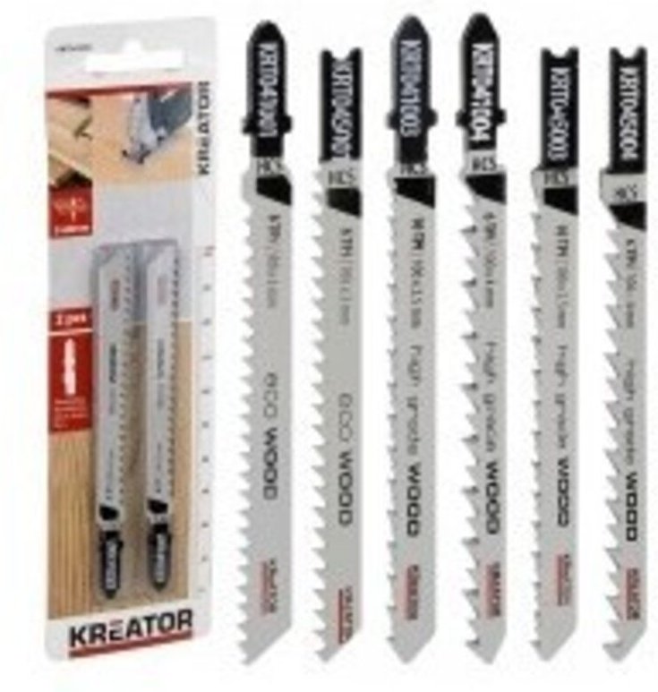 Sägeblätter für Kappsägen HCS für Holz – Gerade Schnitt, Bezeichnung 2 Blätter, Länge 100 mm, Zahnprofil 6 Tpi – Steigun...