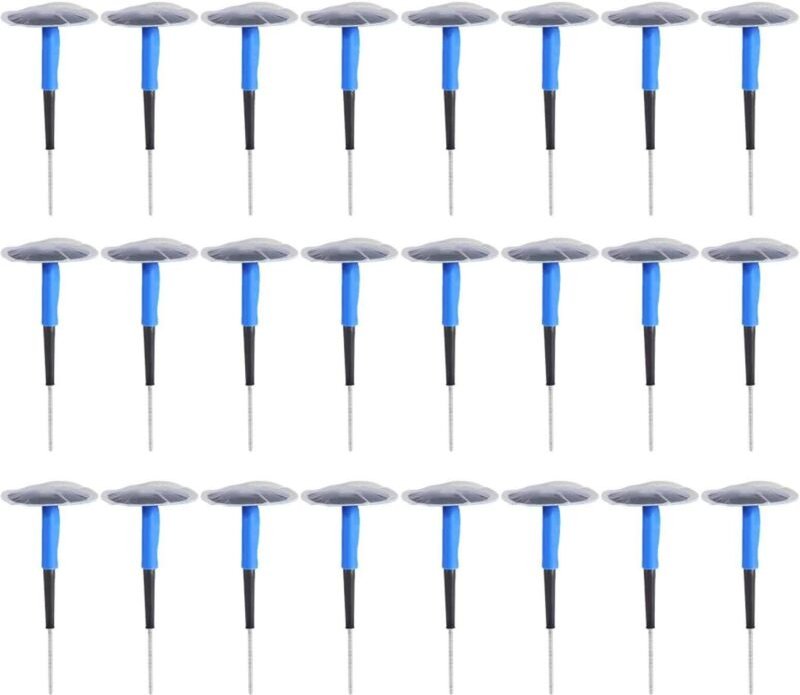 24 Stück Auto Motorrad Universal Tubeless Reifen Pannenreparatur Pilz Plug Patch Gum (3)