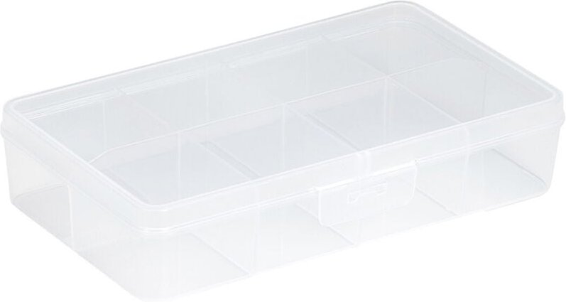 Sunware - Sortierbox Q-Line 8 Fächer 24,5 x 15 x 5,2 cm Boxen, Körbchen & Kisten