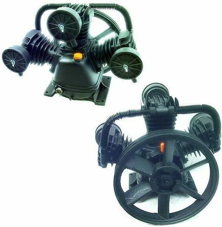 Apex - Kompressor 3 Zylinder V-Form B4014/2 Kompressoraggregat 580L Druckluft Aggregat