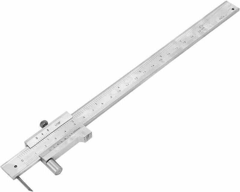 0-200 mm Anreißzirkel mit Parallelanreißlehre, Hartmetallreihe