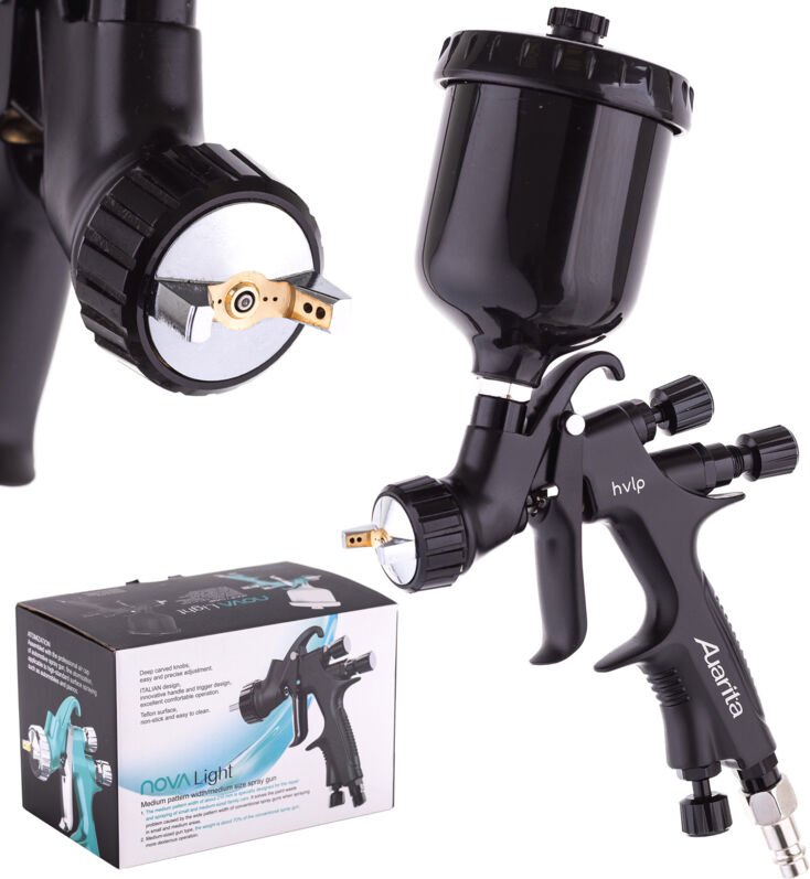 Mini-Hvlp-Lackierpistole 1,0 Mm 250 Ml Für Autolackierungs-Ausbesserungen