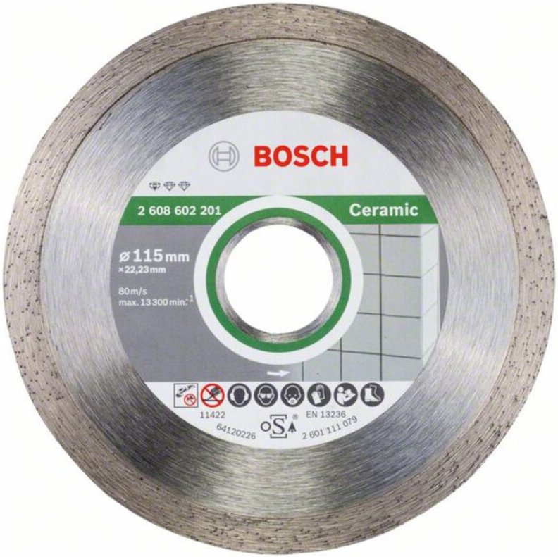 Standard-Keramik-Diamant-Trennscheibe 115x2223x16x7 BOSCH 2608602201