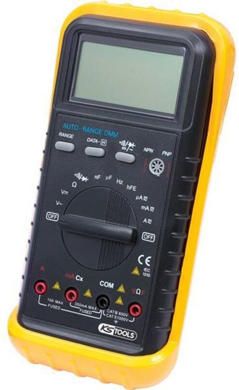Digital Multimeter inkl. Prüfspitzen und Krokodilklemmen