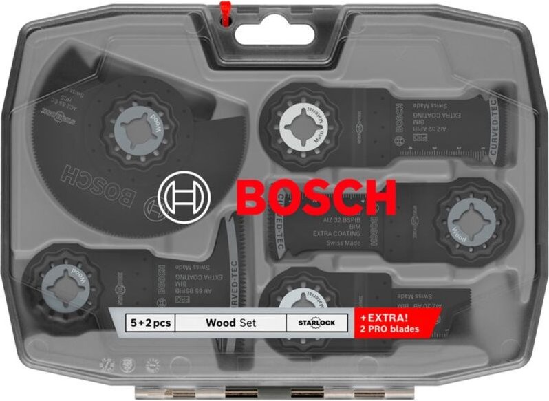 Bosch Holz-Set, Multitool-Sägeblätter, 7-tlg.