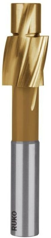 Flachsenker DIN 373 DIN 373 M10 Gütegrad mittel für Durchgangsloch HSS TiN Schneidenanzahl 3 12,5 mm