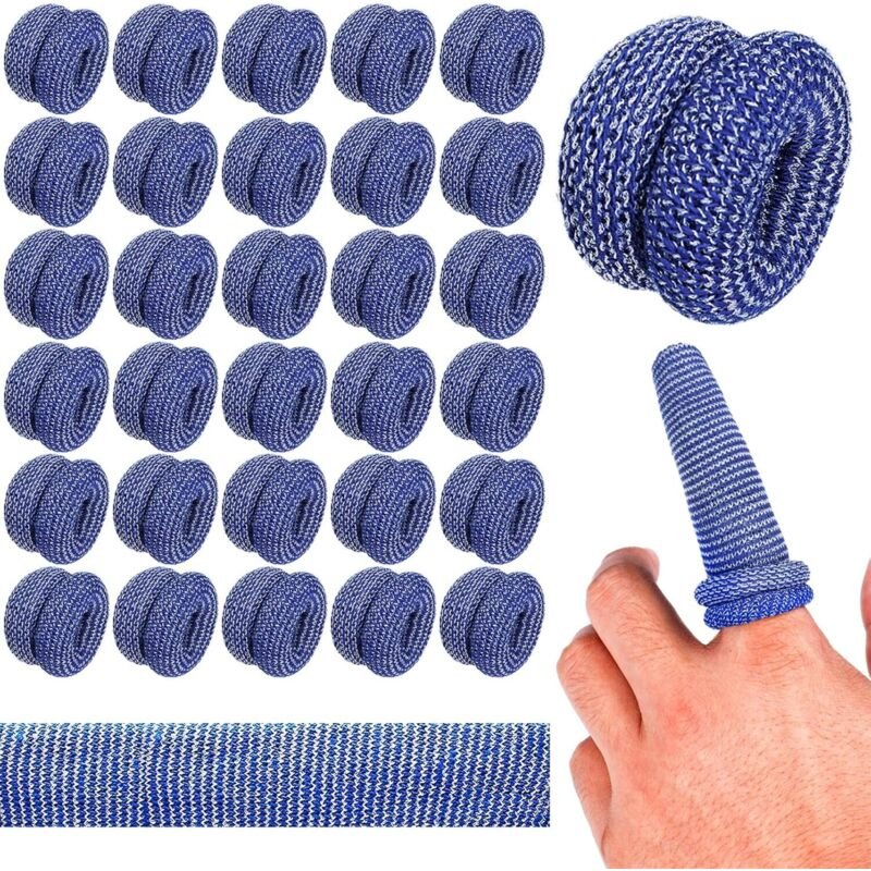 60 Stück Fingerverband, Schlauchverband, atmungsaktiv, für Dusche, Küche, Verletzungen, elastische Daumenverbände