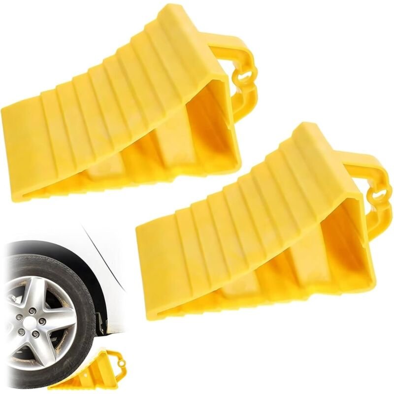 Stück Kunststoff-Radkeile, 20 x 12 x 11 cm, Anhängerkeile, Radkeile, Auto-Radkeil, Auto-Radkeil, Radkeil, Radkeil, für A...