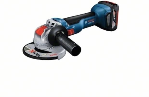 Bosch Professional 18V System GWX 18V-10 - Winkelschleifer a Akku (X-LOCK, Scheibe Ø 125 mm, 9000 U/min, 2 Batterien x 5...
