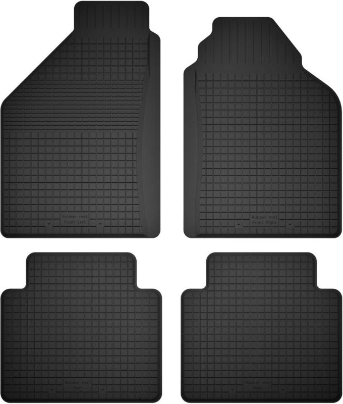 Gummi-Automatten, 4er-Set, Universalmodell: Fiat Idea MPV (2003-2010)